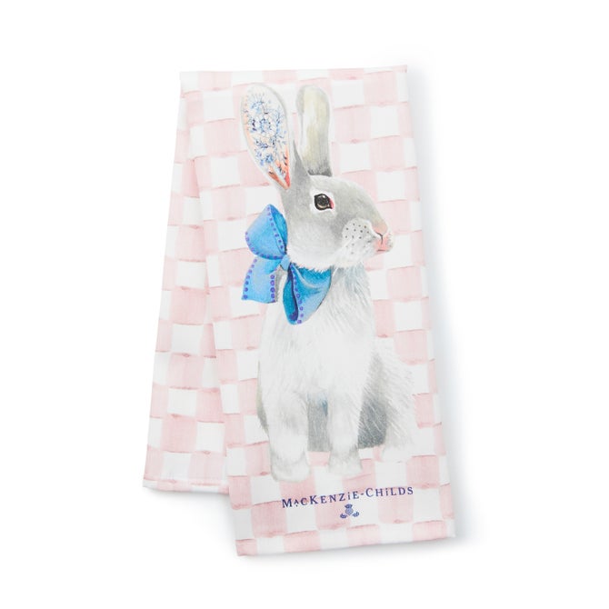 Tattoo Bunny Dish Towel image number 1