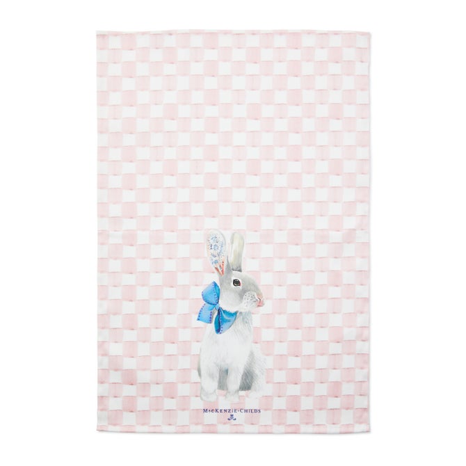 Tattoo Bunny Dish Towel image number 0