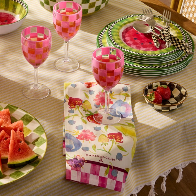 Watercolor Fruit Printed Dish Towel image number 2