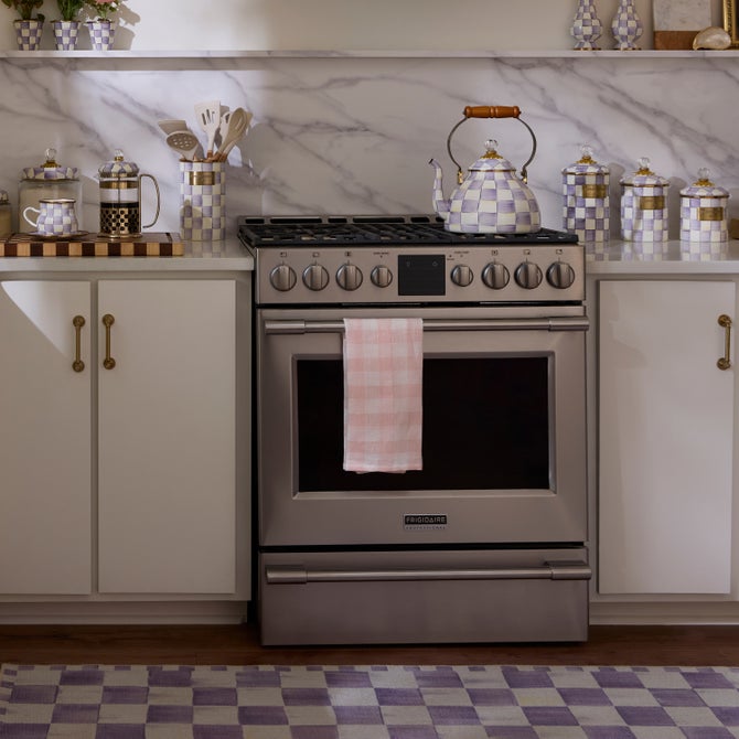 Rosy Check Dish Towel image number 5