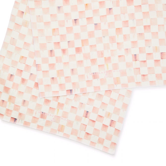 Rosy Check Dish Towel image number 1