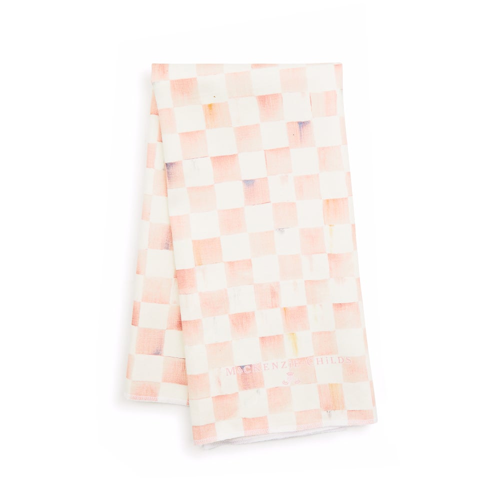Rosy Check Dish Towel mackenzie-childs Panama imagen 1 Rosy Check Dish Towel mackenzie-childs Panama imagen 1