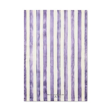 Violet Stripe Printed Dish Towel