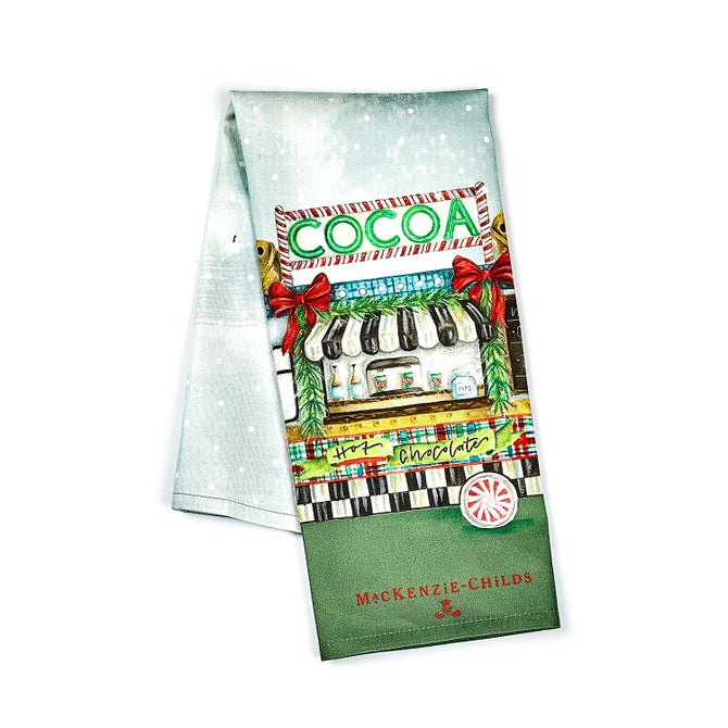 Hot Cocoa Food Truck Dish Towel image number 1