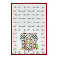Gingerbread House Dish Towel