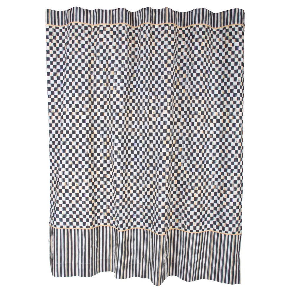 Printed Shower Curtain - Courtly Check mackenzie-childs Panama imagen 1