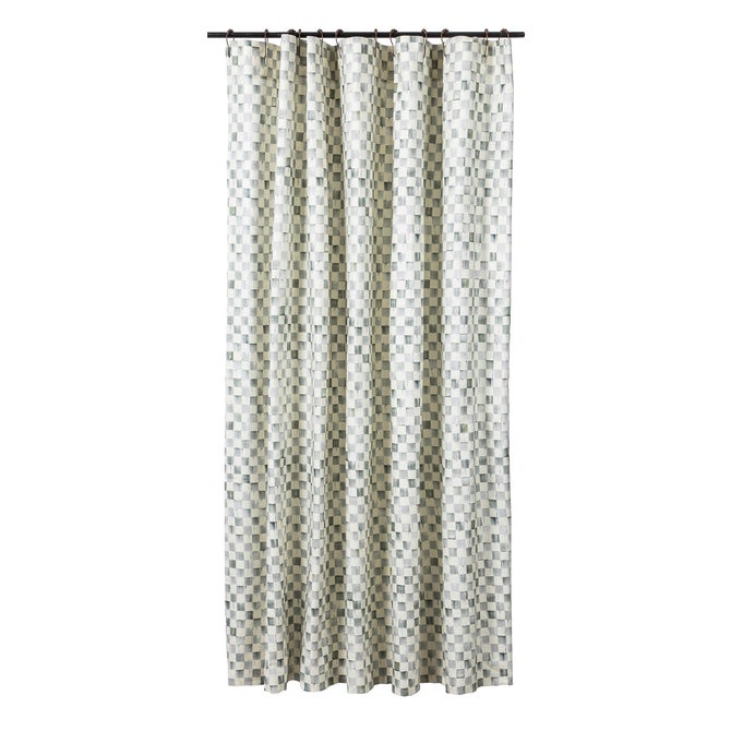 Sterling Check Shower Curtain image number 0