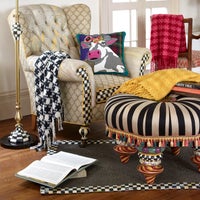 Black & Ivory Houndstooth Throw