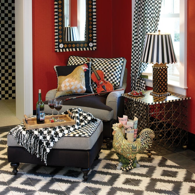 Black & Ivory Houndstooth Throw image number 5