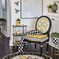 Black & Ivory Houndstooth Throw