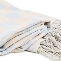 Gray Malin Ski Holiday Check Throw