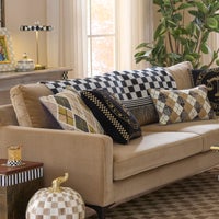 Black & White Check Throw