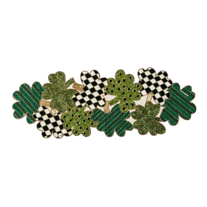 Lucky Clover Beaded Runner image number 0