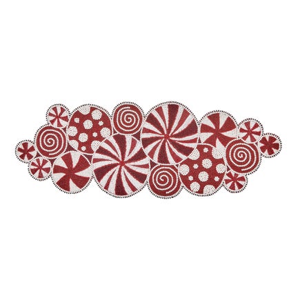 Peppermint Beaded Runner