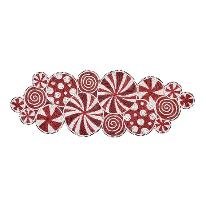 Peppermint Beaded Runner image number 0