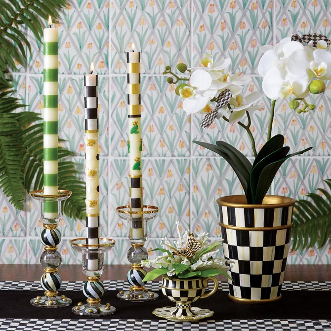 Courtly Check Black Table Runner image number 10