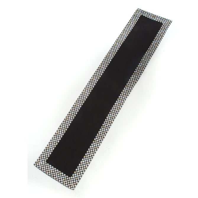 Courtly Check Black Table Runner image number 6