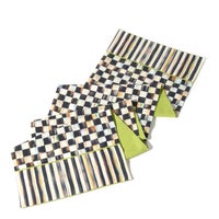 Courtly Check & Stripe Table Runner