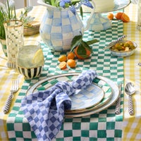 Emerald Check Table Runner