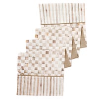 Mocha Check Table Runner