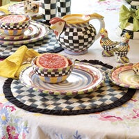 Courtly Check Round Placemat