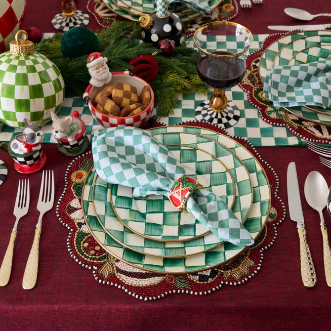 Jolly Ornaments Beaded Placemat image number 2