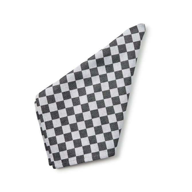 Black Check Napkin, Set of 4 image number 0