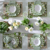 Green Check Napkin, Set of 4