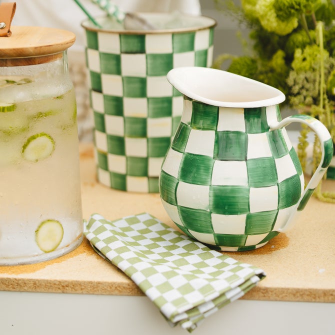 Green Check Napkin, Set of 4 image number 2