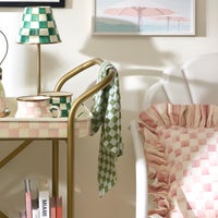 Green Check Napkin, Set of 4