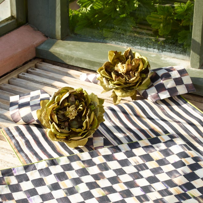 Courtly Check Cotton Napkin image number 1
