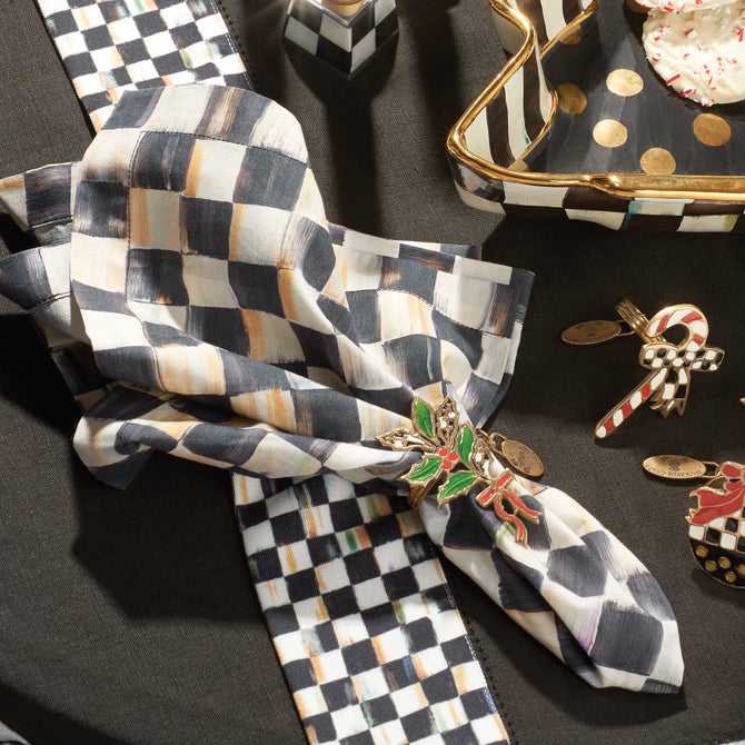 Courtly Check Cotton Napkin image number 11