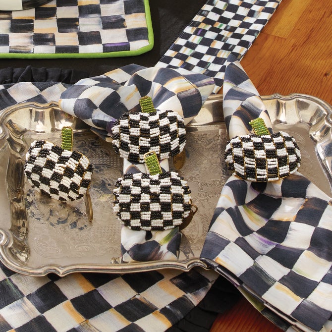 Courtly Check Cotton Napkin image number 9