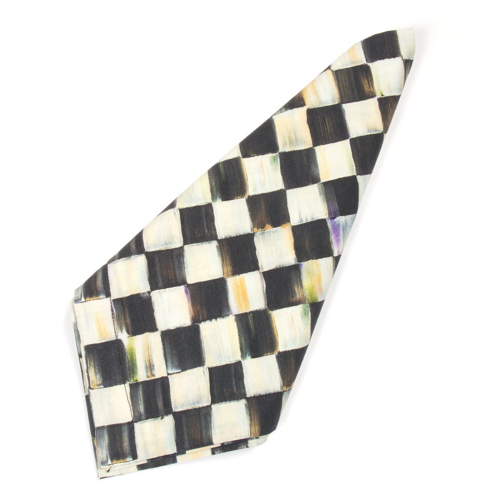 Check Cloth Napkin - Courtly Check mackenzie-childs Panama imagen 1