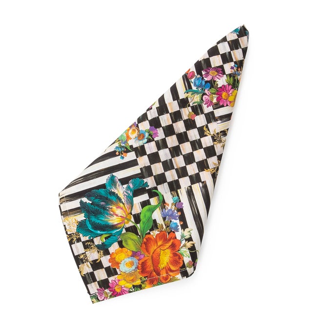 Courtly Flower Market Napkin image number 0