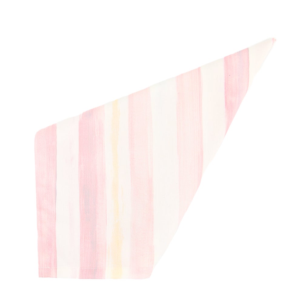 Rosy Stripe Napkin mackenzie-childs Panama imagen 1