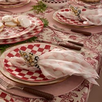 Rosy Check Napkin