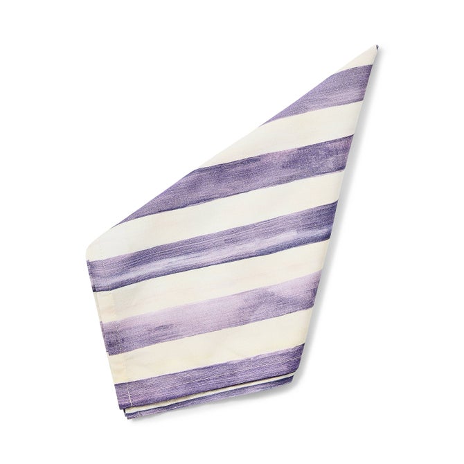 Violet Stripe Napkin image number 0