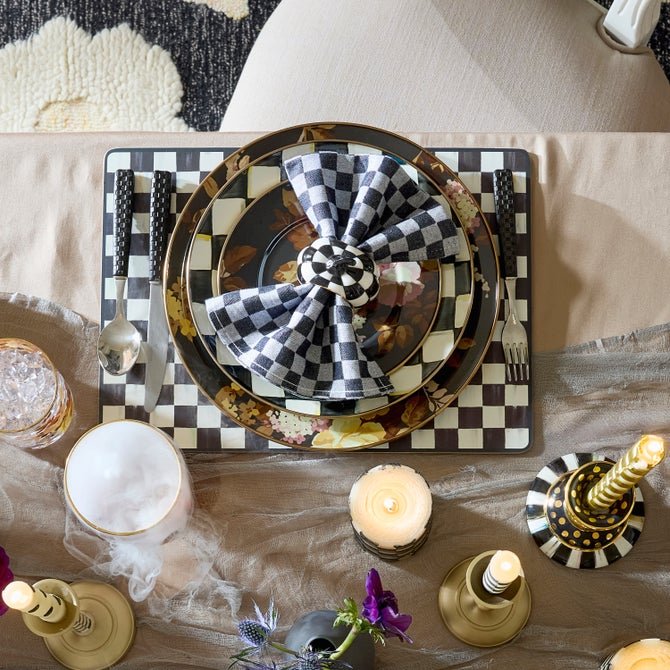 Courtly Check Pumpkin Napkin Rings, Set of 4 image number 4