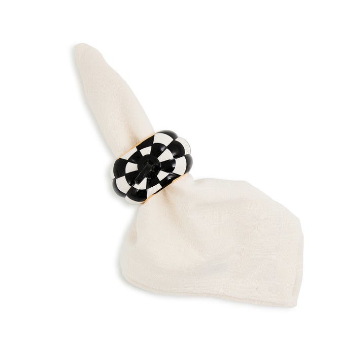 Courtly Check Pumpkin Napkin Rings, Set of 4 image number 3