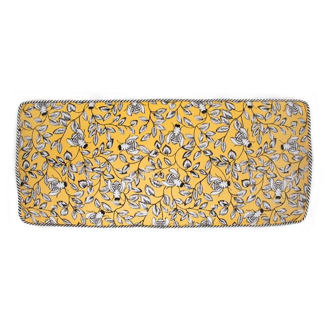 Courtyard Outdoor Loveseat Cushion - Queen Bee image number 0