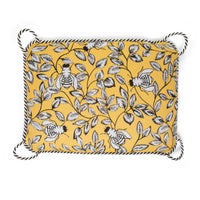 Courtyard Outdoor Ottoman Cushion - Queen Bee
