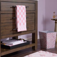 Rosy Check Hand Towel