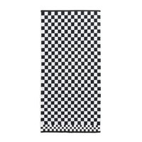 Black Check Bath Towel