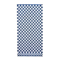 Navy Check Bath Towel