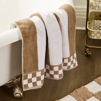 Mocha Stripe Bath Towel