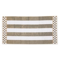 Mocha Stripe Bath Towel