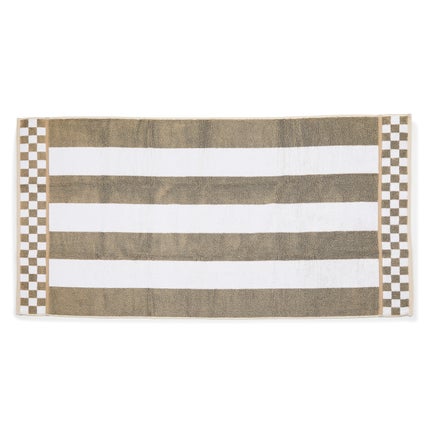 Mocha Stripe Bath Towel