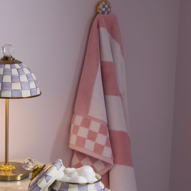 Rosy Stripe Bath Towel image number 4