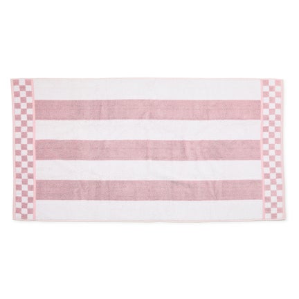 Rosy Stripe Bath Towel